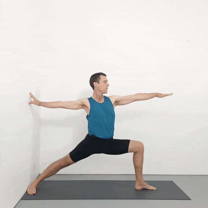 virabhadrasana 2 iyengar yoga