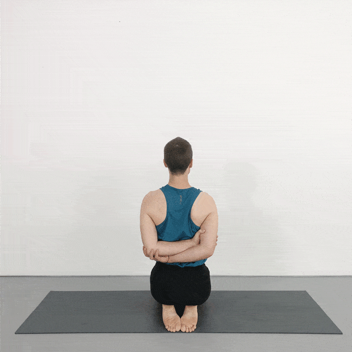 baddha hastasana