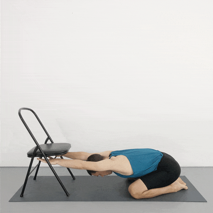 adho mukha virasana