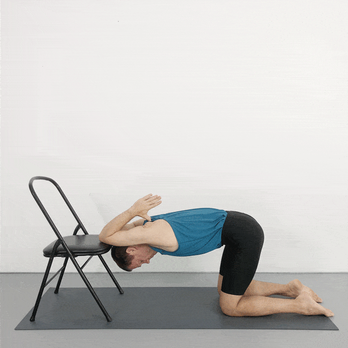 sirsasana preparation