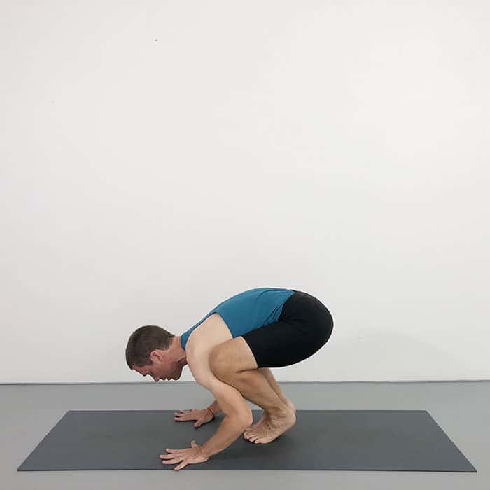 bakasana stage 2