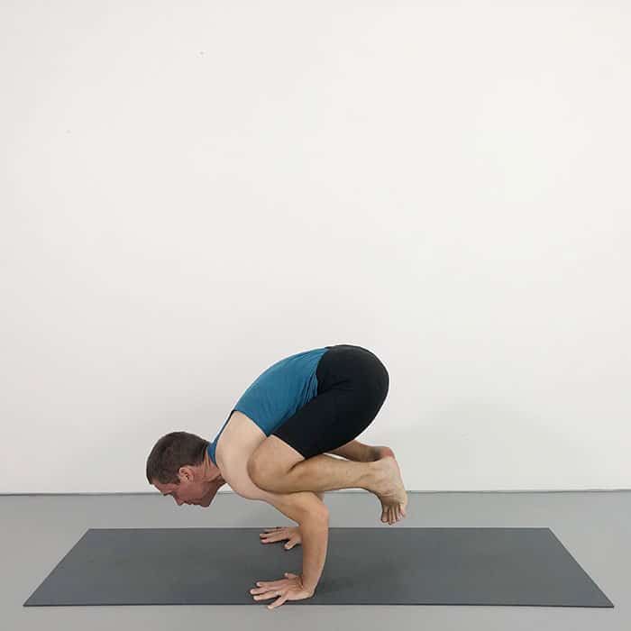 crane/crow pose