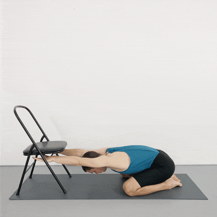 Adho mukha virasana