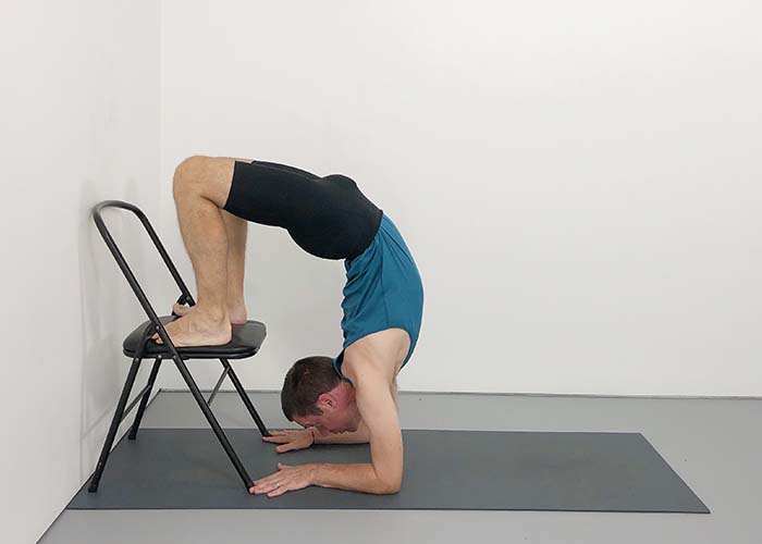 vrschikasana (scorpion pose)