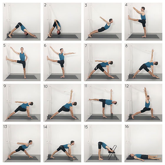 iyengar yoga wall ropes