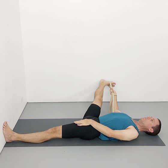 supta padangusthasana 2