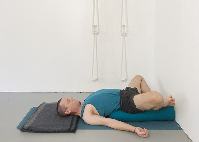 Supta baddha konasana