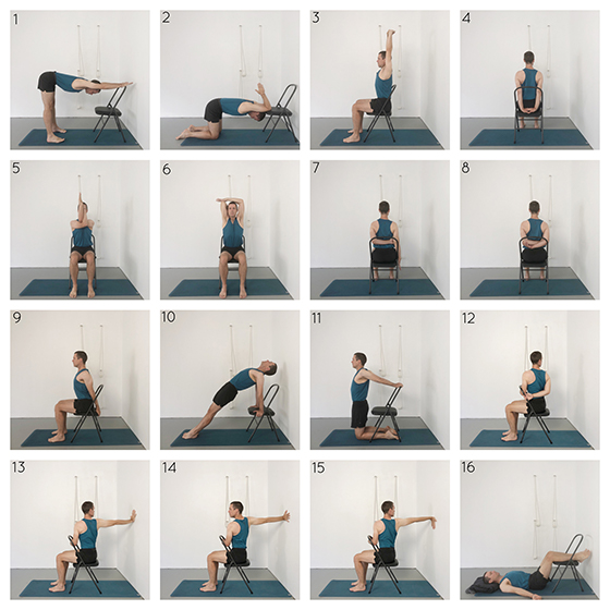 seated shoulder yoga poses