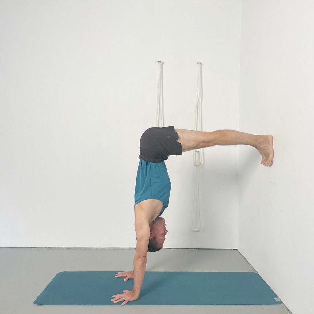 Half Handstand (Adho Mukha Vrksasana) – Feet to Wall