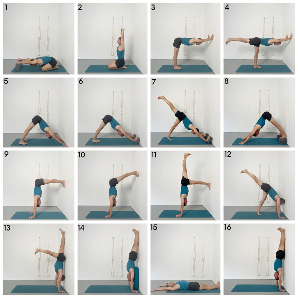 handstand (adho mukha vrksasana) tutorial