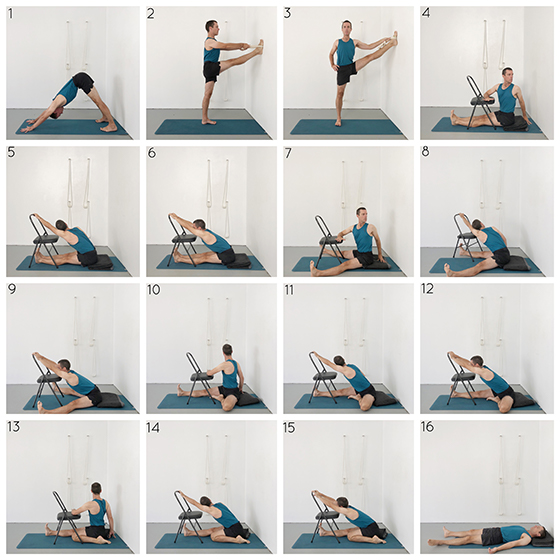 chair forward bends