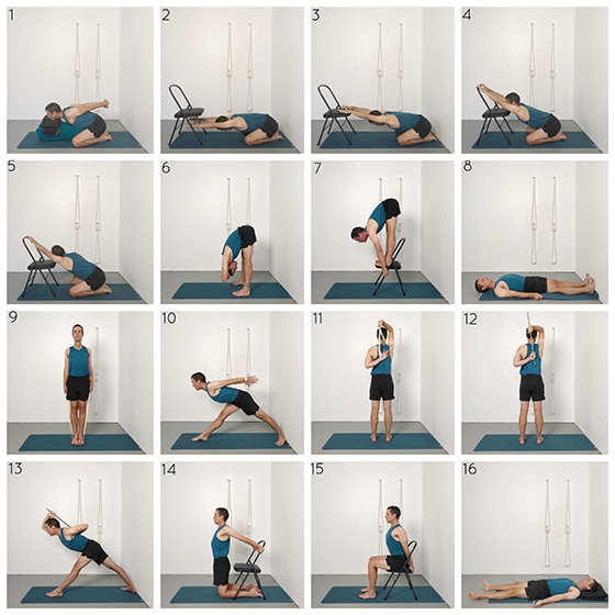 Shoulder traction yoga poses