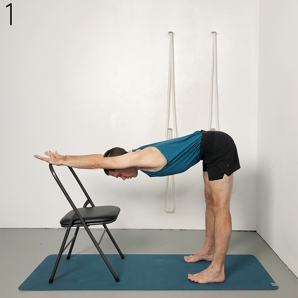 Half uttanasana