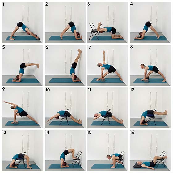 chair backbends for shoulders