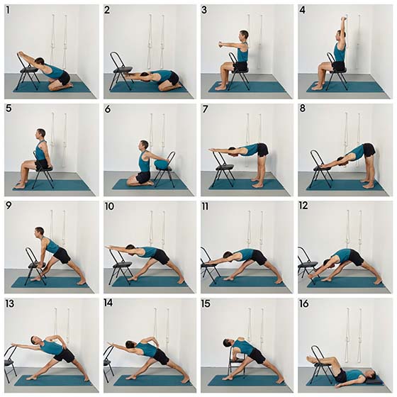 chair yoga for shoulders