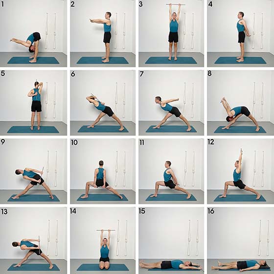 yoga with doweling