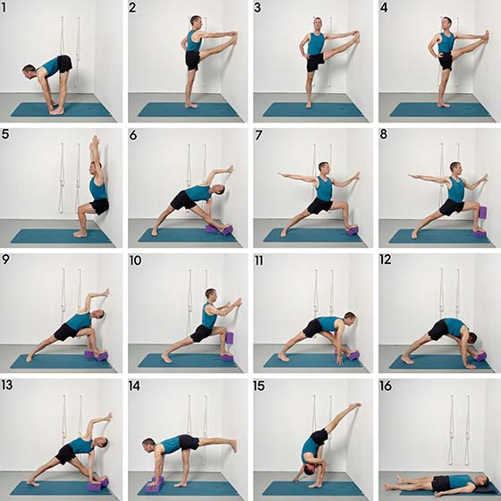 standing poses and knee care
