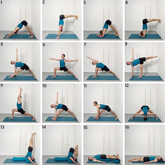 Standing poses and inversions