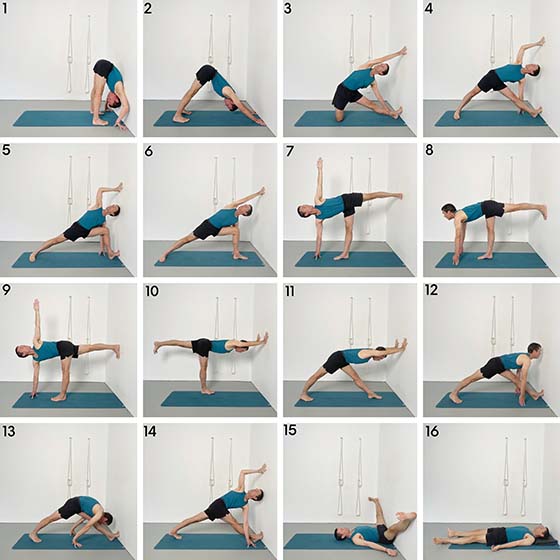 standing poses wall variations