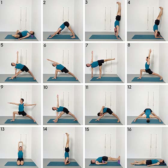 standing poses and inversions