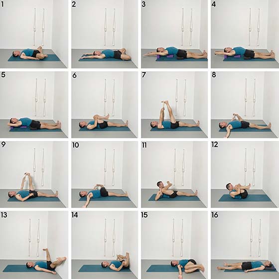 reclining yoga sequence
