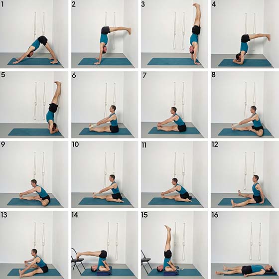 inversions and forward bends