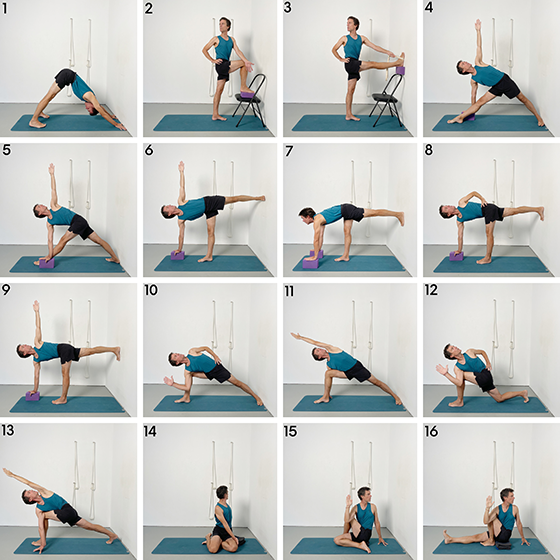 seated and standing twists