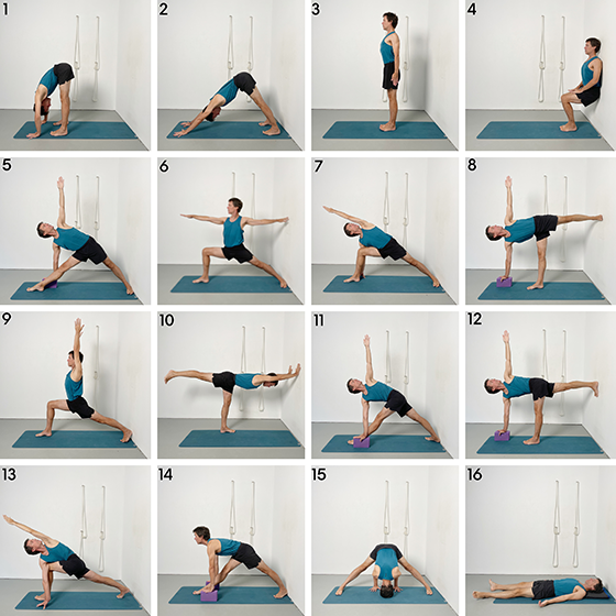standing pose sequence