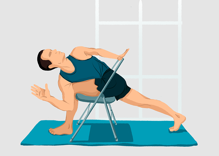 parivrtta parsvakonasana