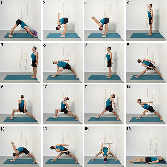 standing poses with dowelling