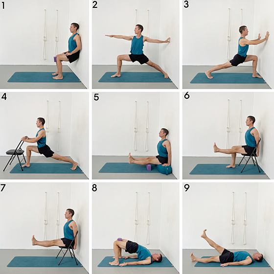 yoga poses for strong knees