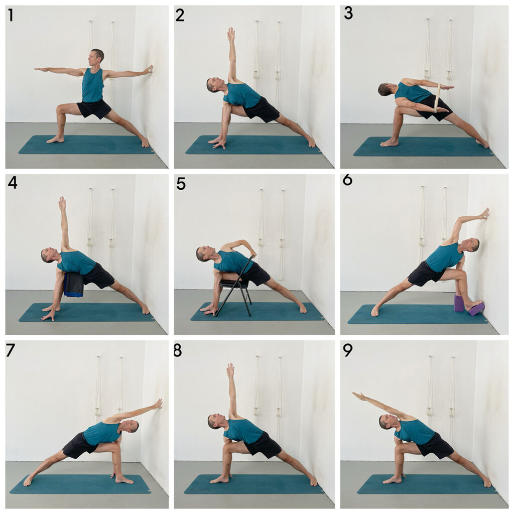 Parsvakonasana 9 variations
