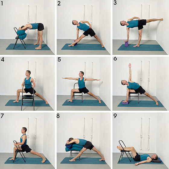 restorative standing poses