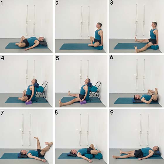 chest opening and breath awareness
