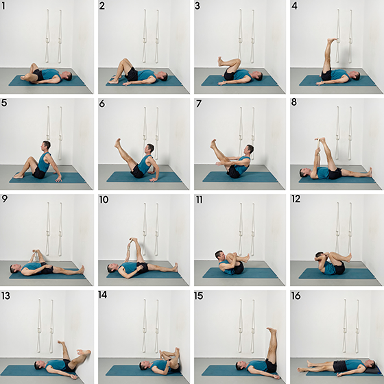abdominals and reclining poses