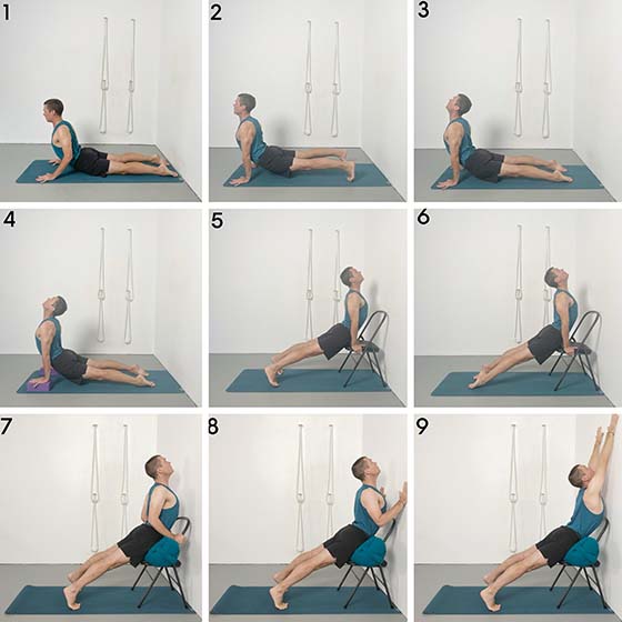 upward dog variations