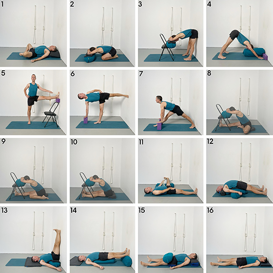 restorative yoga sequence