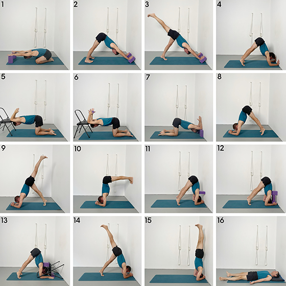 headstand boosting shoulder variations