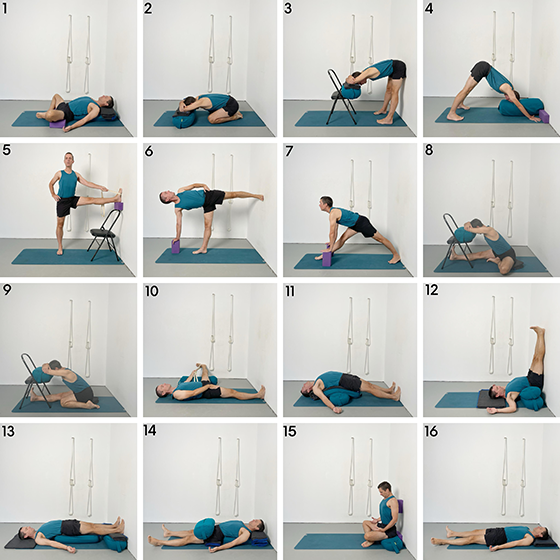 restorative yoga sequence