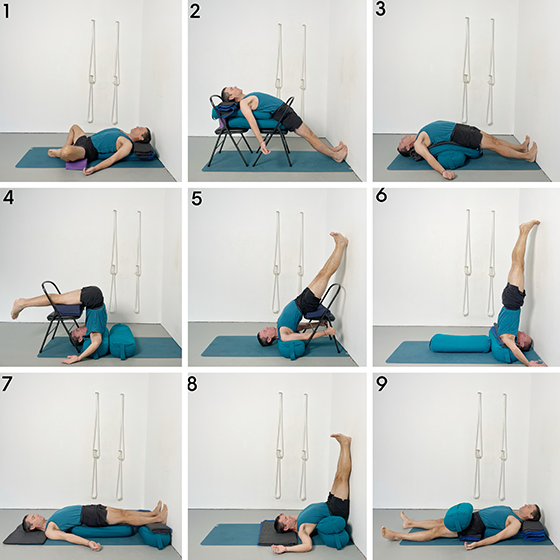 nine essential restorative yoga poses
