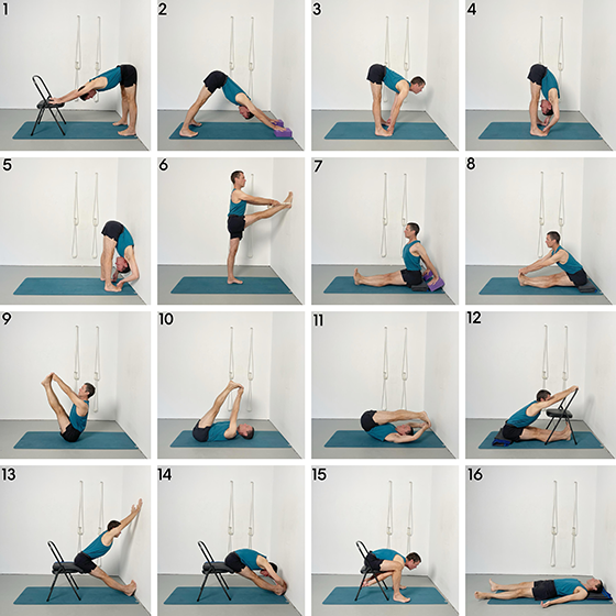 paschimottanasana and variations