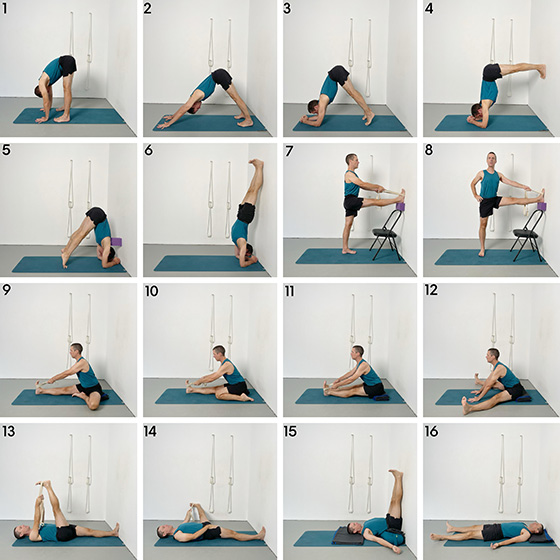 forward bends and inversions