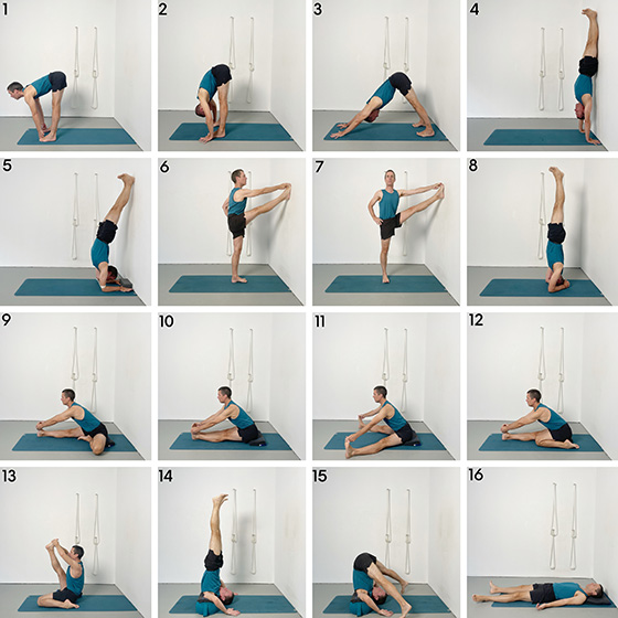forward bends and inversions