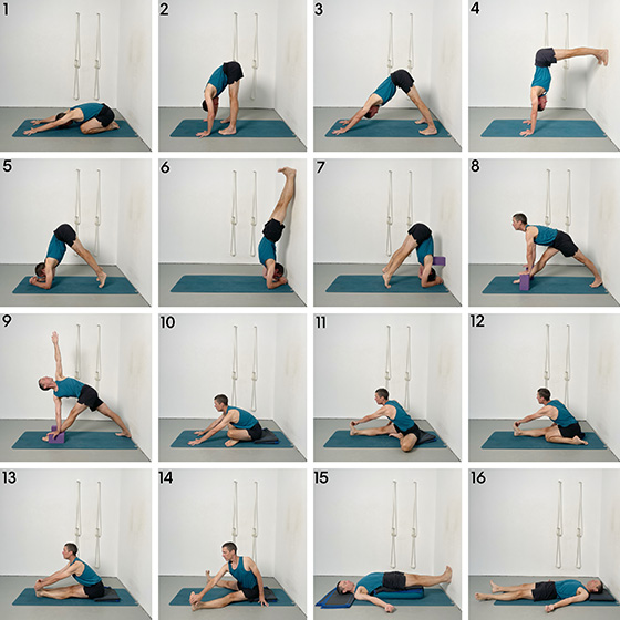 inversions and forward bends