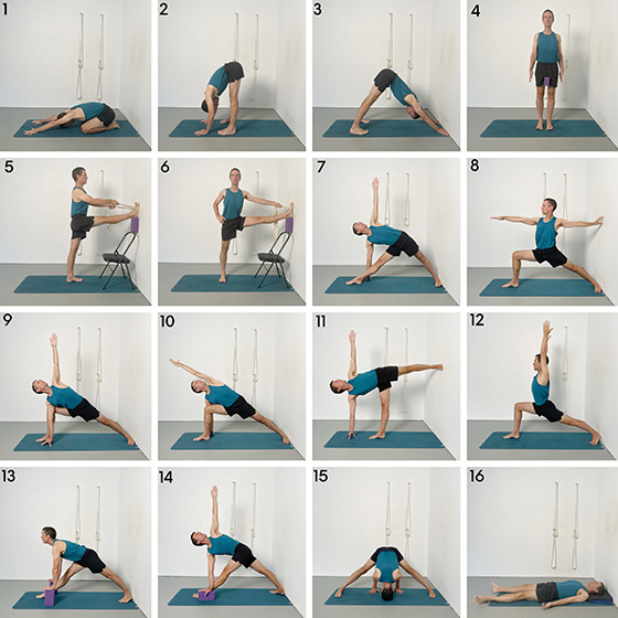refining hip mobility in standing asanas