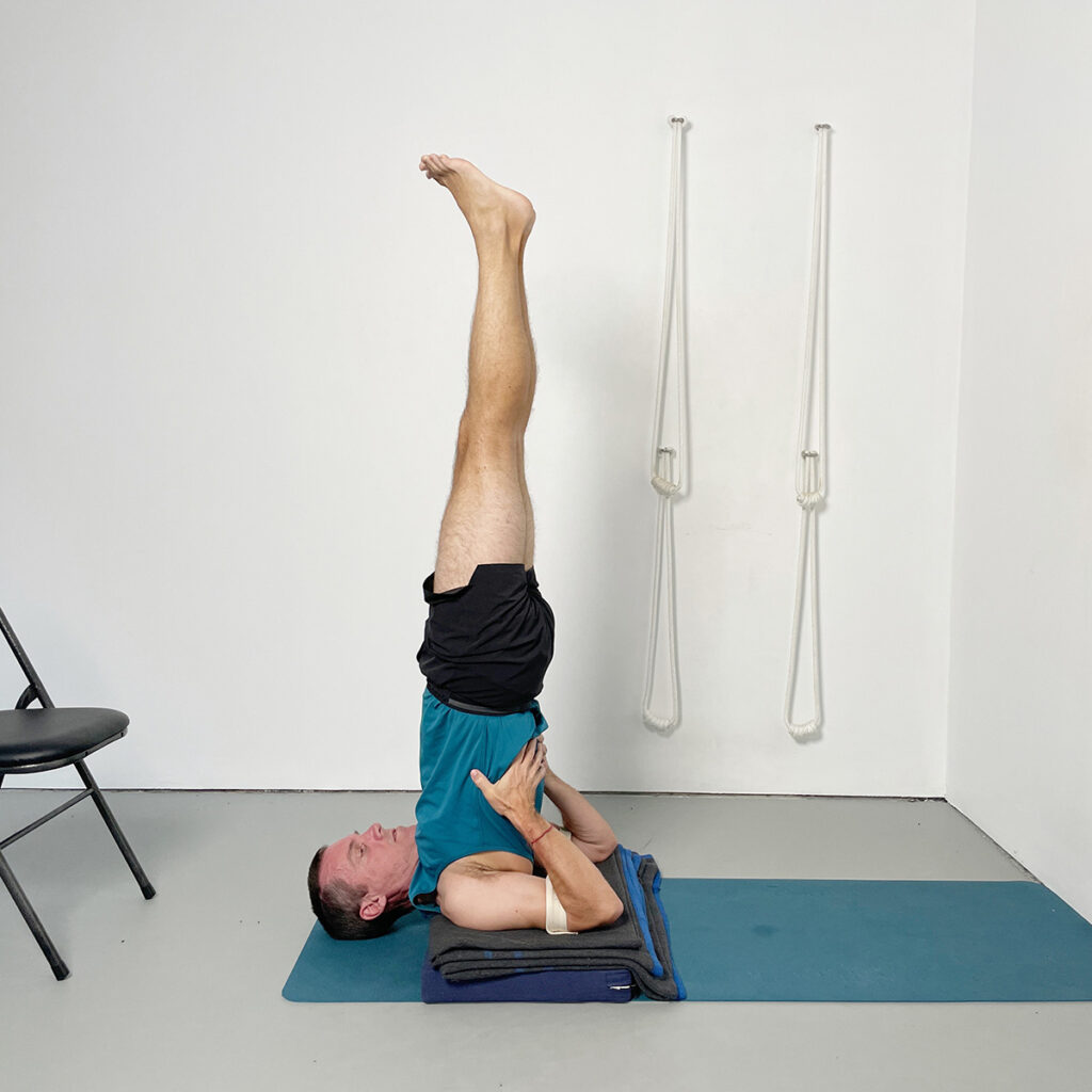 shoulderstand (sarvangasana)