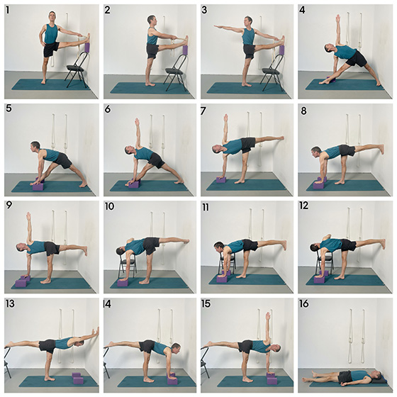 parivrtta ardha chandrasana