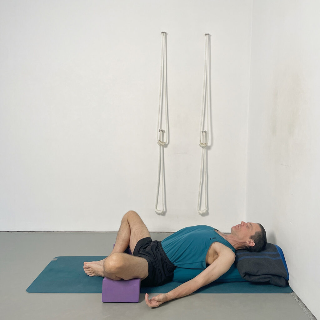 supta baddha konasana