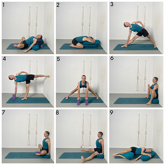 gentle hip and groin opening class