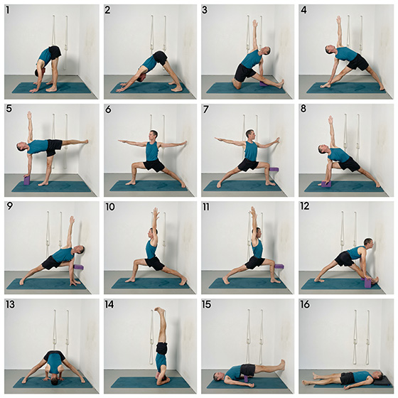 standing poses and inversions